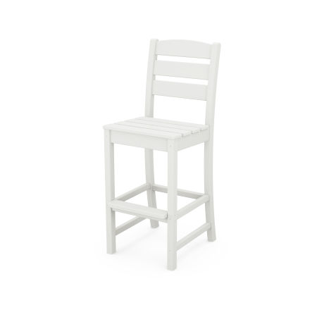 POLYWOOD Lakeside Bar Side Chair in Vintage White
