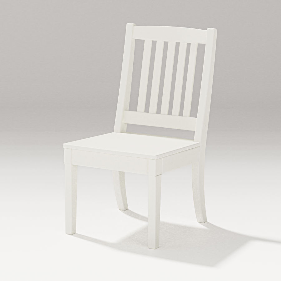 POLYWOOD Estate Dining Side Chair in Vintage White
