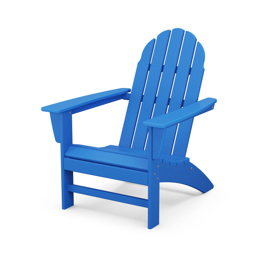 POLYWOOD Vineyard Adirondack Chair in Pacific Blue