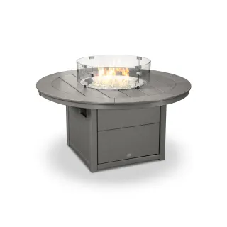 POLYWOOD Round 48" Fire Pit Table