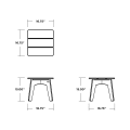 Thumbnail for Riviera Modern Side Table