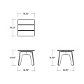 Thumbnail for Riviera Modern Side Table