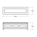 Thumbnail for Country Living 60" Storage Bench