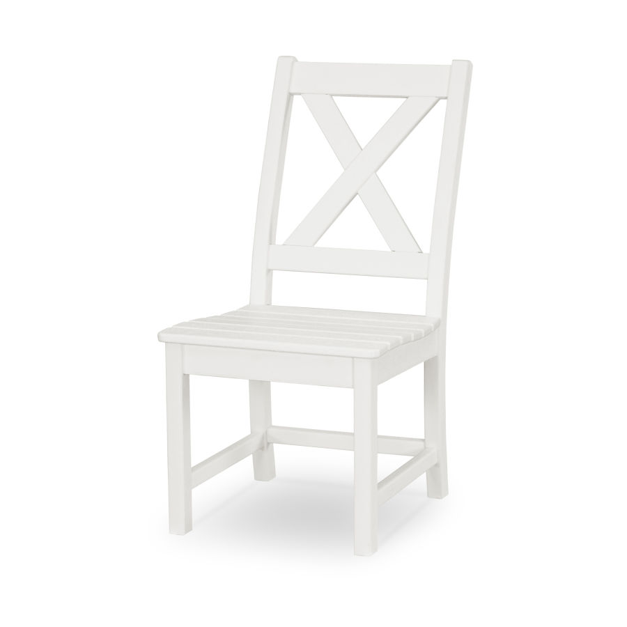 POLYWOOD Braxton Dining Side Chair in White