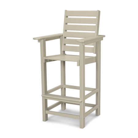 POLYWOOD Captain Bar Chair in Sand