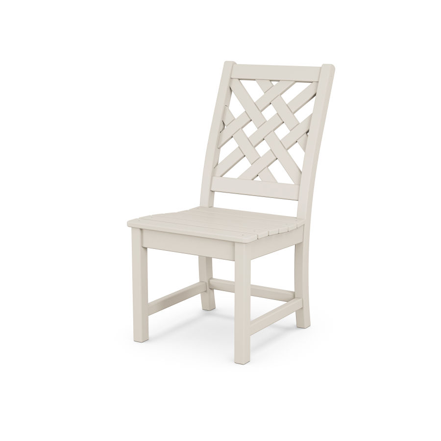 POLYWOOD Wovendale Dining Side Chair in Sand