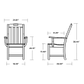 Thumbnail for Yacht Club Dining Arm Chair