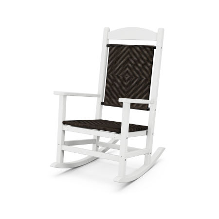Presidential Woven Rocking Chair in Cahaba