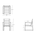 Thumbnail for Elevate Dining Arm Chair