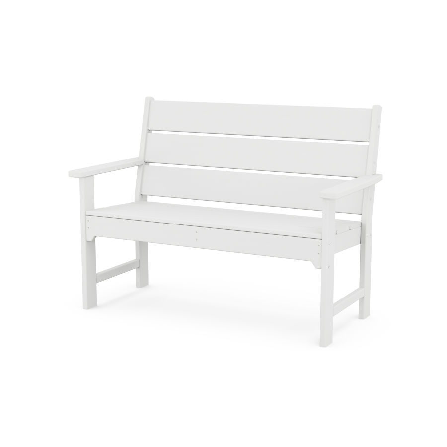 POLYWOOD Lakeside 48" Bench in White