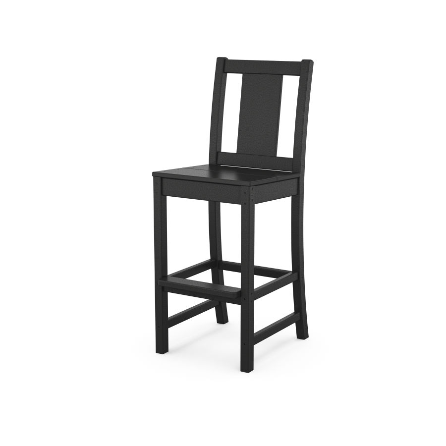 POLYWOOD Prairie Bar Side Chair in Black