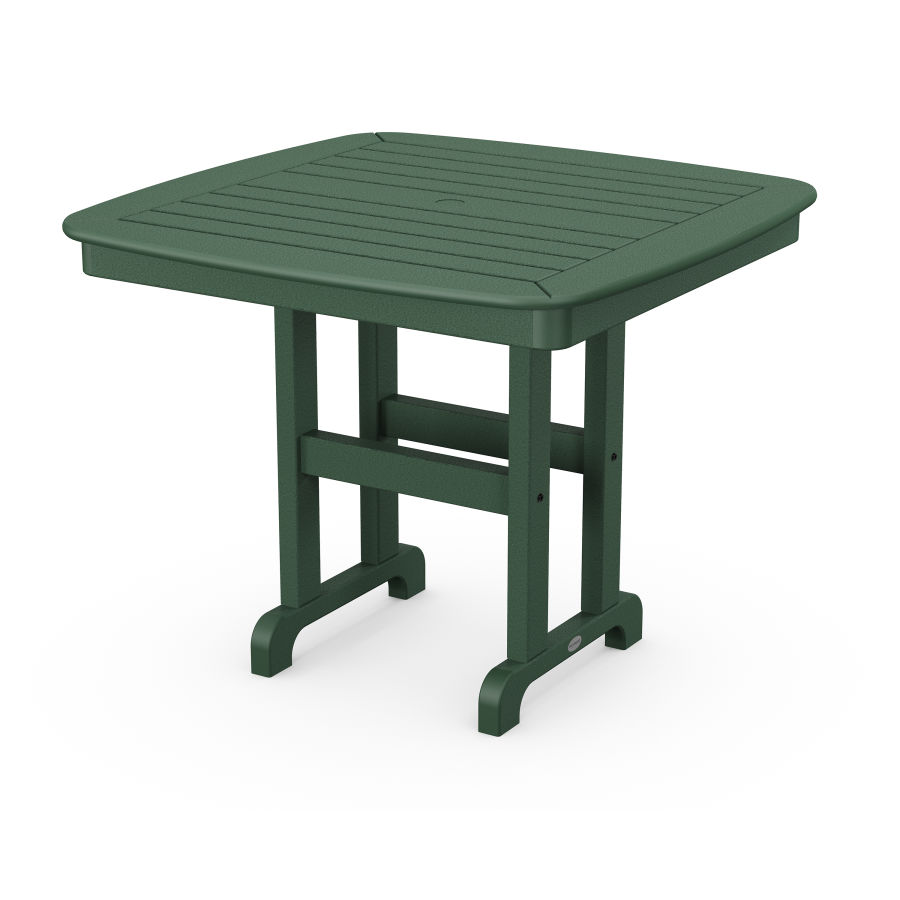 POLYWOOD Nautical 37" Dining Table in Green