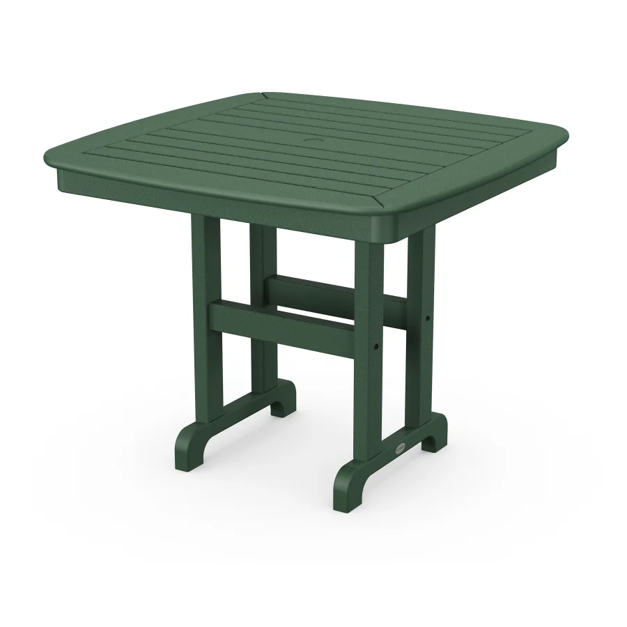 POLYWOOD Nautical 37" Dining Table in Green