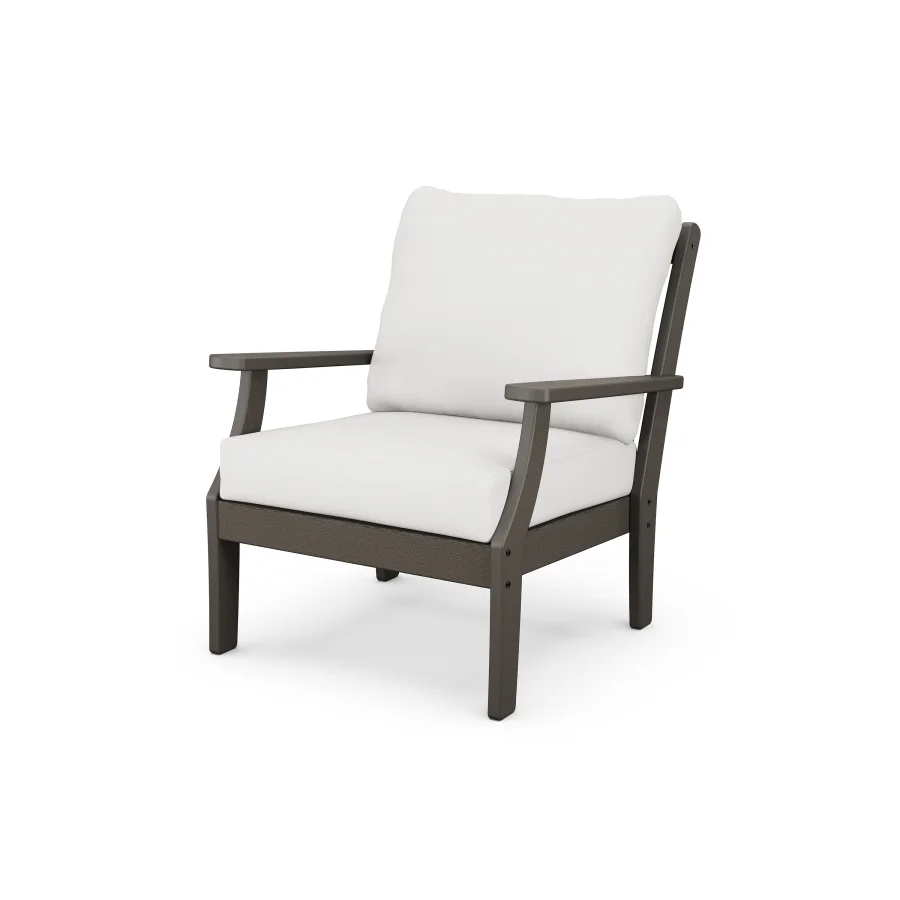 POLYWOOD Braxton Deep Seating Chair in Vintage Finish