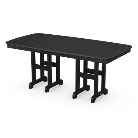 Nautical 37" x 72" Dining Table in Black