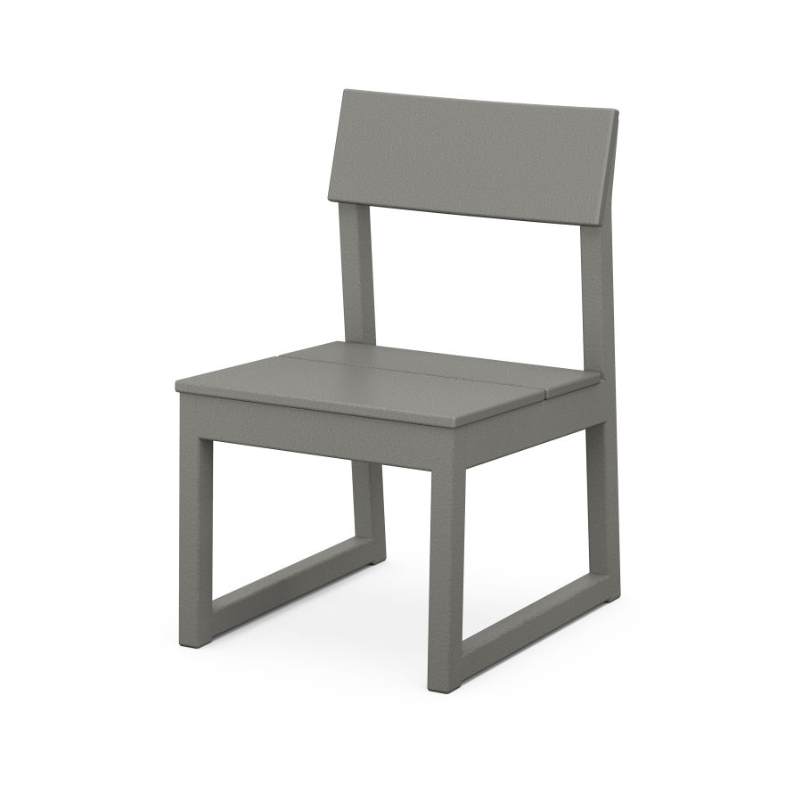 POLYWOOD EDGE Dining Side Chair in Slate Grey