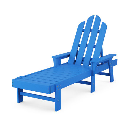 POLYWOOD Long Island Chaise in Pacific Blue
