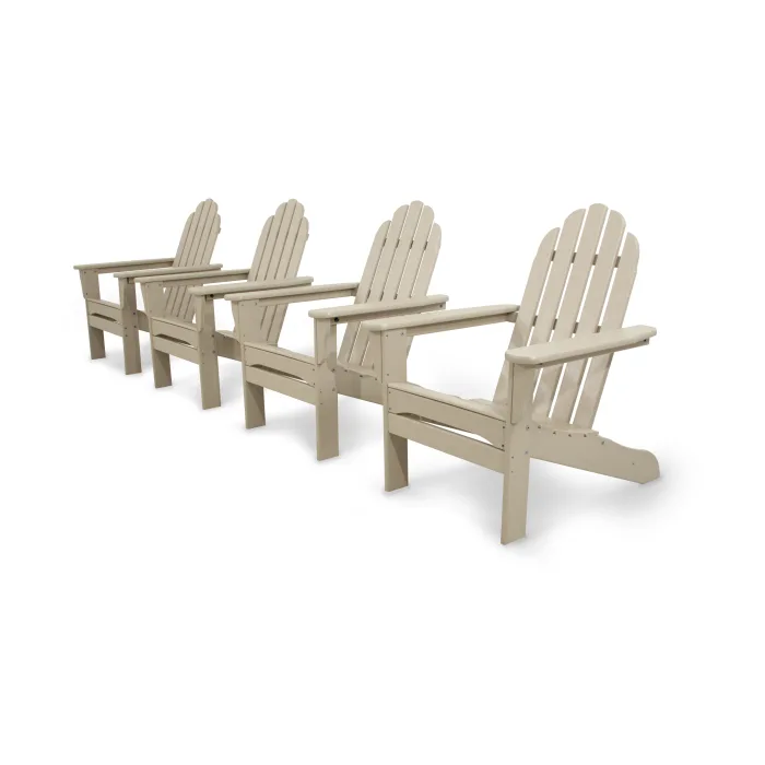 POLYWOOD Classics 4-Piece Adirondack Set