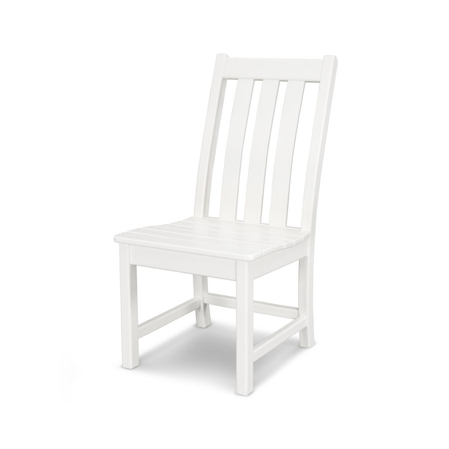 POLYWOOD Vineyard Dining Side Chair in White