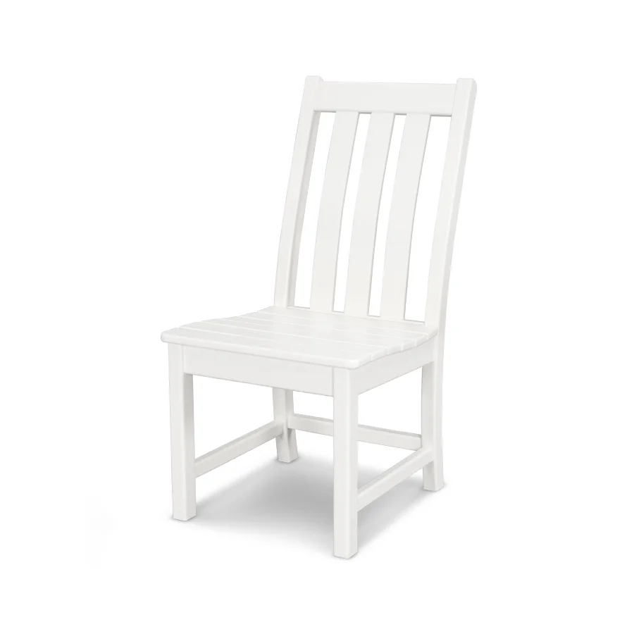 POLYWOOD Vineyard Dining Side Chair in White