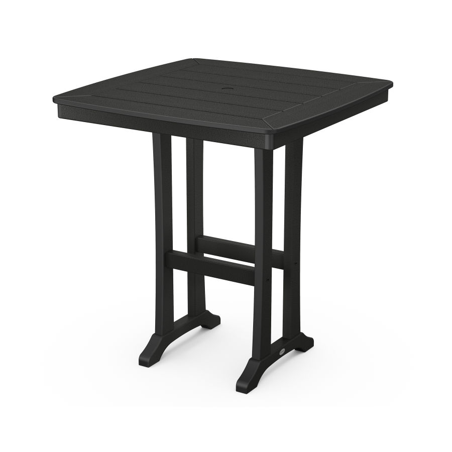 POLYWOOD 37" Bar Table in Black