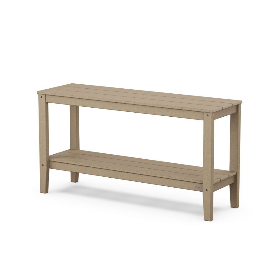 POLYWOOD Newport 55” Console Table in Vintage Sahara
