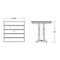 Thumbnail for Farmhouse Trestle 37" Bar Table