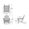 Thumbnail for Monterey Bay Oversized Adirondack Chair