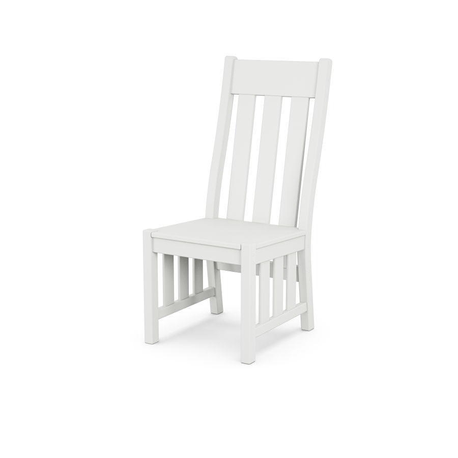 POLYWOOD Acadia Dining Side Chair in White