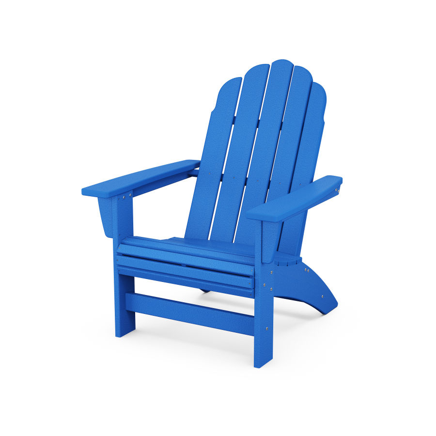 POLYWOOD Vineyard Grand Adirondack Chair in Pacific Blue