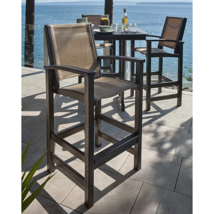 POLYWOOD Coastal Bar Chair 9012