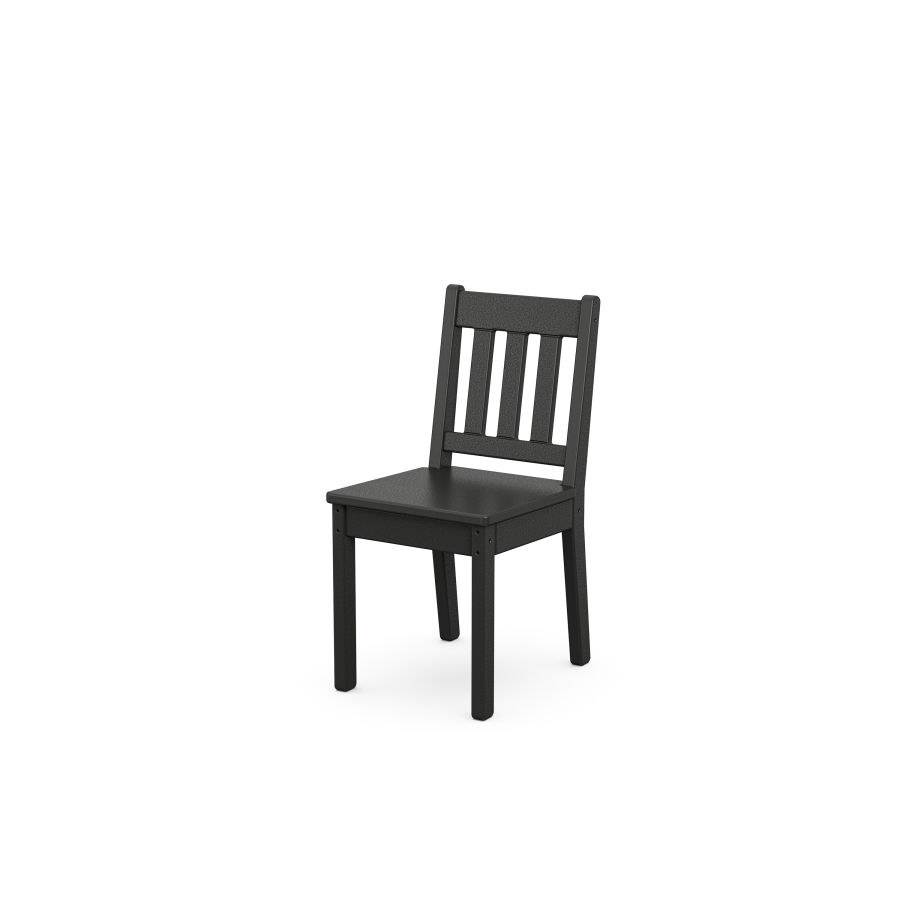 POLYWOOD Kids Vineyard Dining Chair in Black