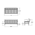 Thumbnail for Cottage Deep Seating Sofa