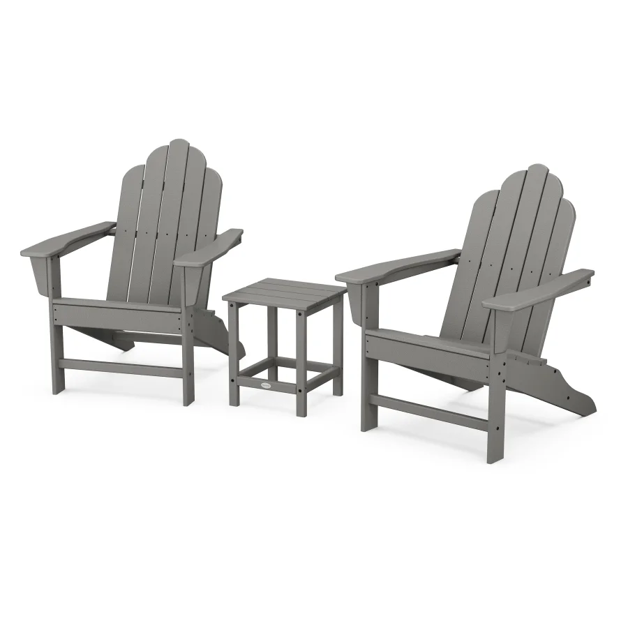 POLYWOOD Long Island Adirondack 3-Piece Set