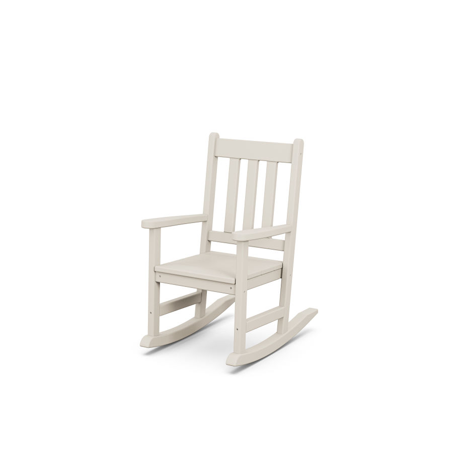 POLYWOOD Kids Vineyard Rocking Chair in Sand