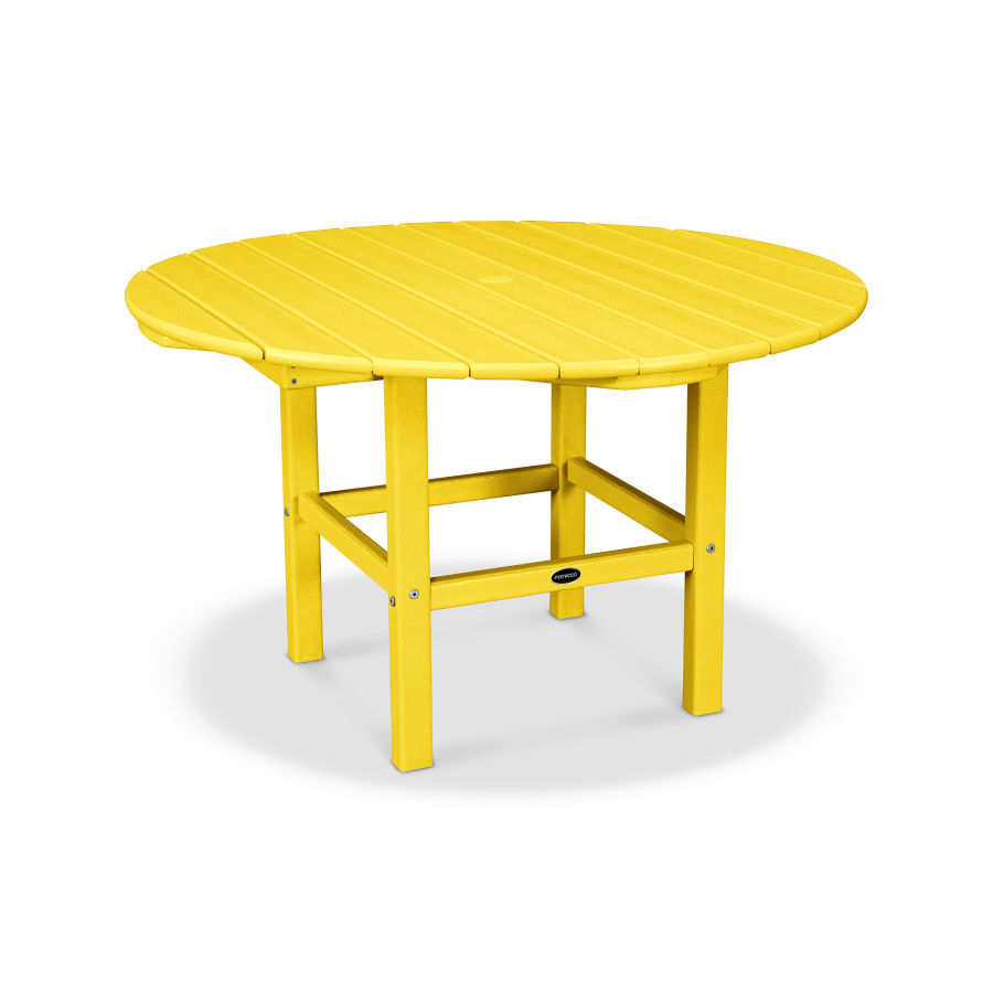 POLYWOOD Kids 37" Dining Table in Lemon