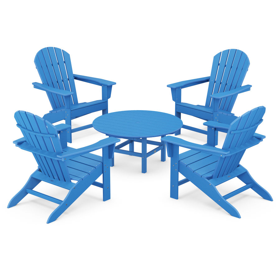 POLYWOOD 5-Piece Conversation Group in Pacific Blue