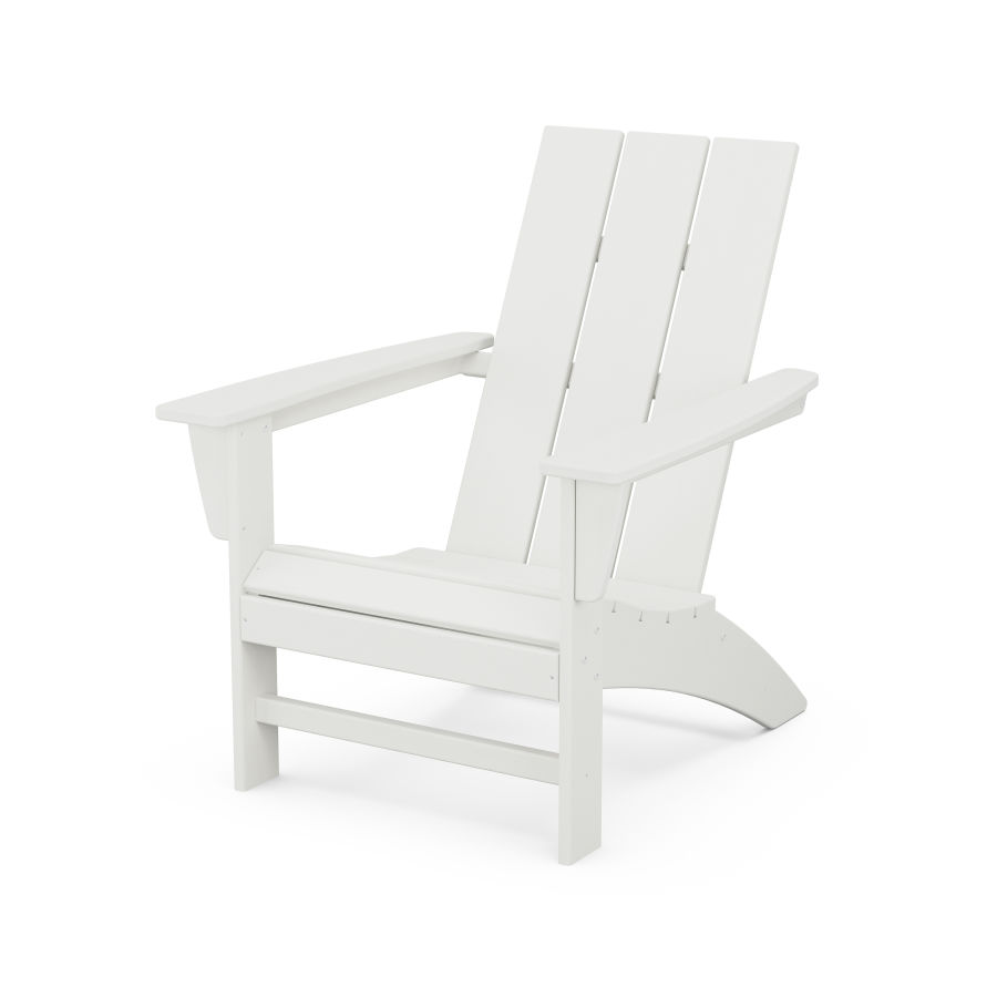 POLYWOOD Modern Adirondack Chair in Vintage White