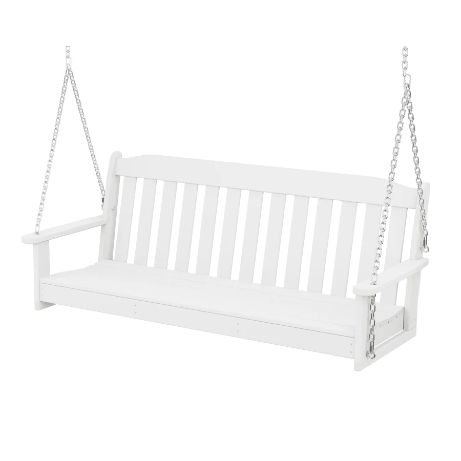 POLYWOOD Cottage 60" Swing in White