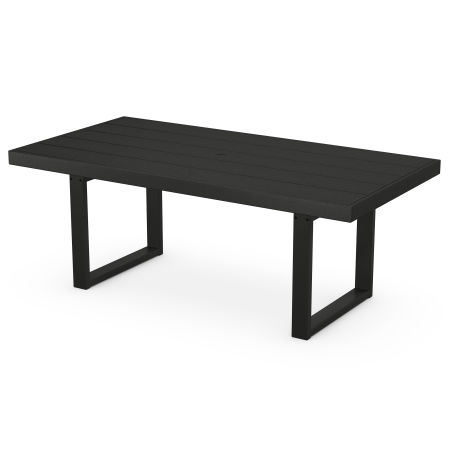 EDGE 39" x 78" Dining Table in Black