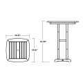 Thumbnail for Nautical 31" Bar Table