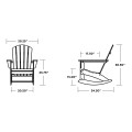 Thumbnail for Nautical Adirondack Rocking Chair