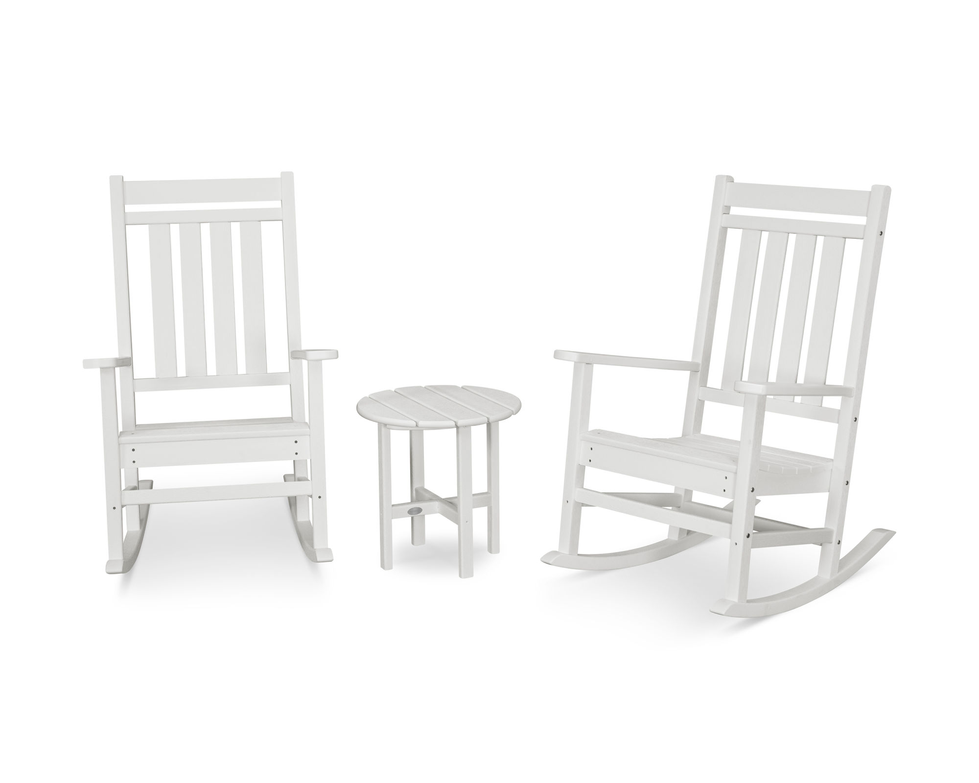 POLYWOOD® Estate 3Piece Rocking Chair Set in Vintage Finish PWS4711