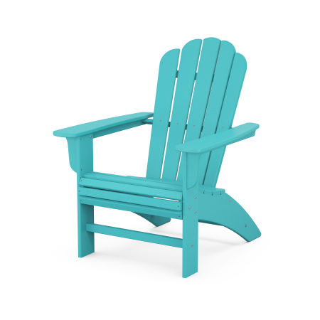 POLYWOOD Country Living Curveback Adirondack Chair in Aruba
