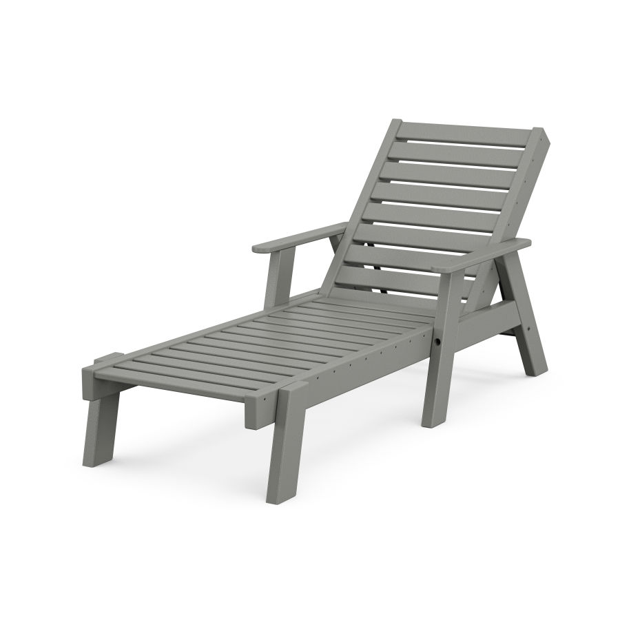 POLYWOOD Captain Chaise with Arms