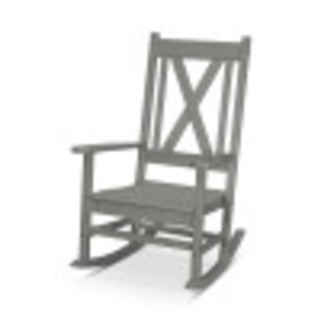 Braxton Porch Rocking Chair in Slate Grey