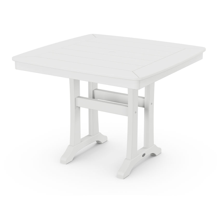 POLYWOOD 37" Dining Table in White