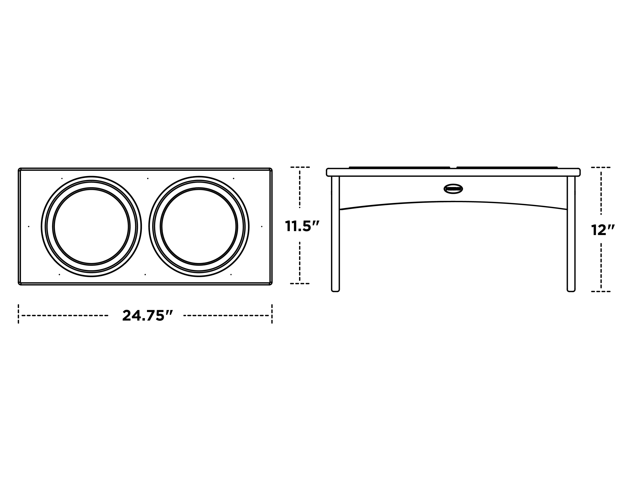 Dimensions for Pet Feeder