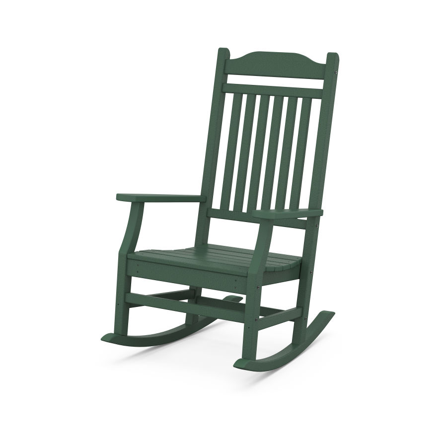 POLYWOOD Country Living Rocking Chair in Green