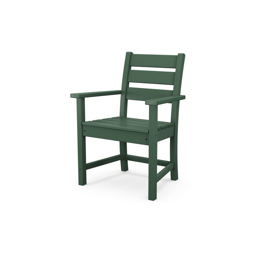 POLYWOOD Grant Park Dining Arm Chair in Green